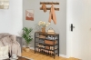 Picture of LITON Adjustable 5-Tier Shoe Rack with Wall Hooks 