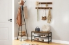 Picture of LITON Adjustable 3-Tier Shoe Rack with Wall Hooks 
