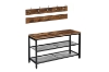 Picture of LITON Adjustable 3-Tier Shoe Rack with Wall Hooks 