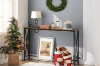 Picture of LITON Console Table with Power Outlet (Rustic Brown)