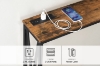 Picture of LITON Console Table with Power Outlet (Rustic Brown)