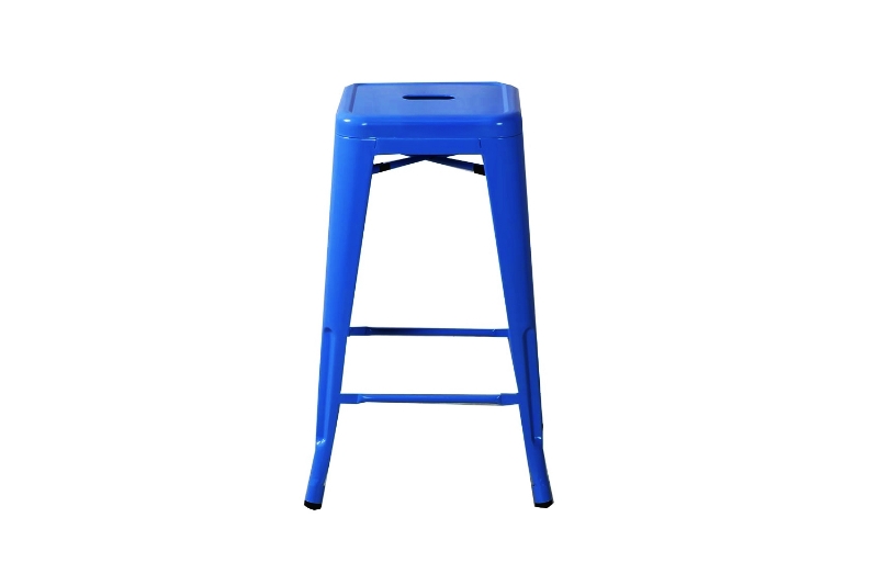 Picture of TOLIX Replica Bar Stool - (Blue) -29.5"/75cm