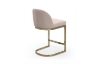 Picture of KALAY H32.5" Bar Stool with Golden Finish Base (Pink) 