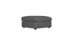 Picture of HOKIO Feather Filled Modular Corner Sofa with Ottoman (Gray)
