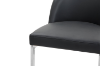 Picture of KALAY H36.5" Bar Stool with Chromed Finish Base (Black)  