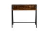 Picture of EMMI 100 Dual-Tier Office Desk with Shelf (Rustic Brown)