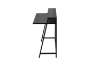Picture of EMMI 100 Dual-Tier Office Desk with Shelf (Black)