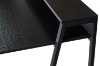 Picture of EMMI 100 Dual-Tier Office Desk with Shelf (Black)