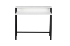Picture of EMMI 100 Dual-Tier Office Desk with Shelf (White)