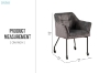 Picture of WANDA Versatile Armchair with Wheels (Grey)
