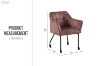 Picture of WANDA Versatile Armchair with Wheels (Taupe) - Each