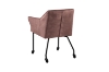 Picture of WANDA Versatile Armchair with Wheels (Taupe) - Each