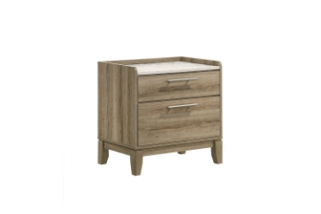 Picture of MESSINA 2-Drawer Bedside Table