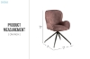 Picture of DUMBO 360° Swivel Dining Chair (Taupe) 