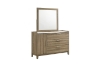 Picture of MESSINA 3PC/4PC/5PC Bedroom Combo Set in Double/Queen Sizes (Light Brown)