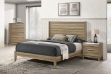 Picture of MESSINA Bed Frame in Double/Queen Sizes (Light Brown)