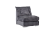 Picture of WINSTON Premium Corduroy Modular Sectional Sofa with Cup Holders & USB Ports (Grey) - Chaise Facing Right