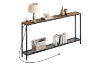 Picture of HOOBRO 63" Console Table with Power Outlet (Walnut)