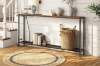 Picture of HOOBRO 63" Console Table with Power Outlet (Walnut)