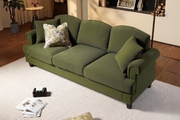 Picture of CASPER Corduroy 3-Seater Sofa (Green)