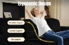 Picture of CASPER Corduroy 3-Seater Sofa (Black)