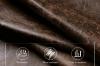 Picture of CASPER Foil-finished Fabric 3-Seater Sofa (Dark Brown) 