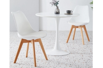 Picture of TULIP  31.5"/39.4" Dining Set (White)