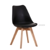 Picture of TULIP Dining Set (Black) - 39.4" Table with 4 Chairs