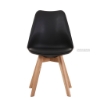 Picture of TULIP Dining Set (Black) - 39.4" Table with 4 Chairs