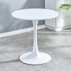 Picture of TULIP Dining Set (White) - 39.4" Table with 4 Chairs