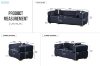 Picture of Vegas Chesterfield Velvet Sofa Range (Black) - 1 Seater (Armchair)