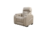 Picture of CALVIA Power Reclining Sofa Range with USB Port & LED Lighting + Cup Holders & Reading Lights (Beige)
