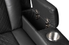 Picture of MONROSE Air Leather Power Reclining Sofa Range (Black) - Armchair + Loveseat + Sofa Set