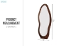 Picture of YULEX Cloud-Shaped Stand Mirror