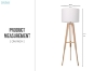 Picture of BELL619 Solid Wood Tripod Floor Lamp