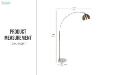 Picture of BELL624 Floor Lamp with Marble Base