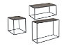 Picture of YERI 3-Piece Modern Industrial Table Set – Coffee, Console & Side Tables