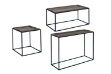 Picture of YERI 3-Piece Modern Industrial Table Set – Coffee, Console & Side Tables