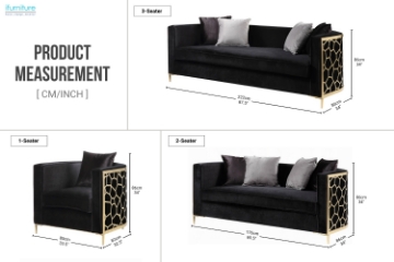 Picture of VIRRUX 3/2/1 Seater Sofa Range