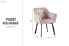 Picture of TAMPA Arm Dining Chair (Taupe)