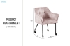 Picture of WANDA Versatile Armchair with Wheels (Taupe) 