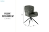 Picture of DUMBO 360° Swivel Dining Chair (Green) 