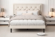Picture of SHORE Fabric Bed Frame in Double/Queen Size  