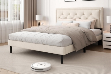 Picture of SHORE Fabric Bed Frame in Double/Queen Size  