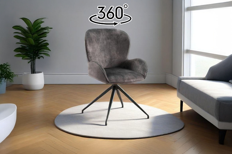 Picture of DUMBO 360° Swivel Dining Chair (Grey)