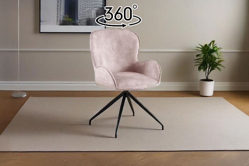 Picture of DUMBO 360° Swivel Dining Chair (Taupe) 