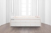 Picture of LAILA Twin Captain's Bed with Storage Trundle(White)