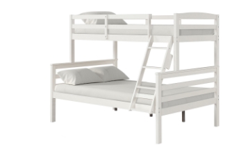 Picture of DORMA Twin-Full Bunk Bed (White)