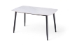 Picture of SAROTO 51" Sintered Stone Top Dining Table (Gloss White)