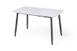 Picture of SAROTO 51" Sintered Stone Top Dining Table (Gloss White)